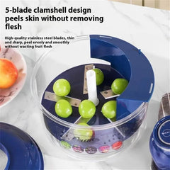 Rechargeable Electric Fruit & Vegetable Chopper – Cordless One-Touch Food Processor