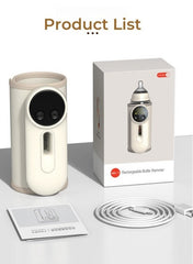 Rechargeable Baby Milk Bottle Warmer | Portable USB Charging Feeding Warmer