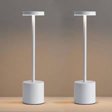 LED Rechargeable Touch Table Lamp – Sleek Metal Design
