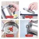 Stainless Steel Oil Filter Pot with Fine Mesh Strainer