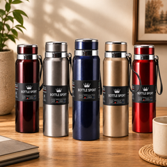 Vacuum Flask Water Bottle – Stainless Steel Insulated Thermos (Hot & Cold)