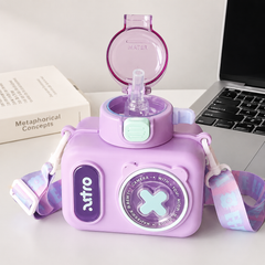 SnapSip Multi-Color Camera Water Bottle for Kids