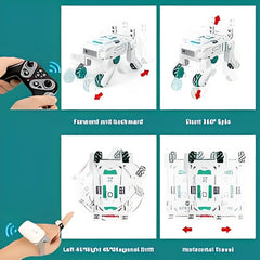 Smart Robotic Dog with Dual Large-Capacity Batteries – Interactive Toy with Long-Lasting Power
