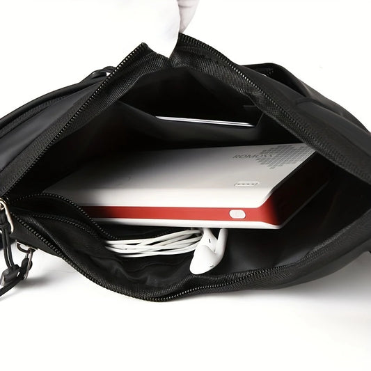 Anti-Theft Chest Sling Bag – Slim Crossbody Bag for Men’s Daily, Travel & Outdoor Use