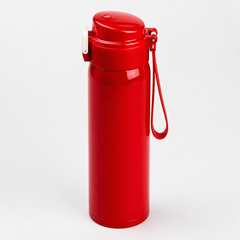 ThermoFlow Vacuum Insulated Stainless Steel Water Bottle – Red
