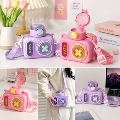 SnapSip Multi-Color Camera Water Bottle for Kids