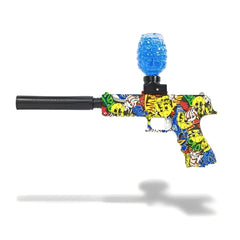 Electric Gel Blaster Toy Gun with Graffiti Design – Water Bead Shooter for Kids & Teens