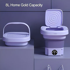 Mini Foldable Washing Machine with Dryer – Portable & Powerful