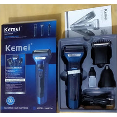 Kemei KM-6330 3 In 1 Professional Hair Trimmer Grooming Kit