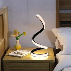 Spiral LED Table Lamp – Modern S-Shaped Decorative Desk Light